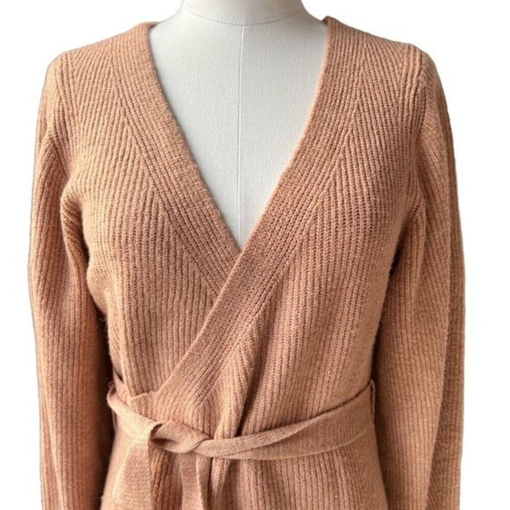 Free People Sienna Wrap Dress in Cocoa Size Small NWT - Picture 9 of 15